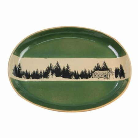 YOUNGS Stoneware Cabin & Lodge Platter 20185